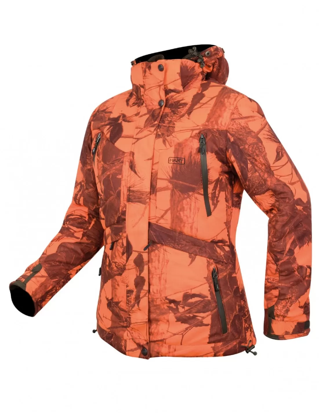 Jackets-HART HUNTING Hart Altai-J2D Jacket Women Brown/Camo Blaze Rever
