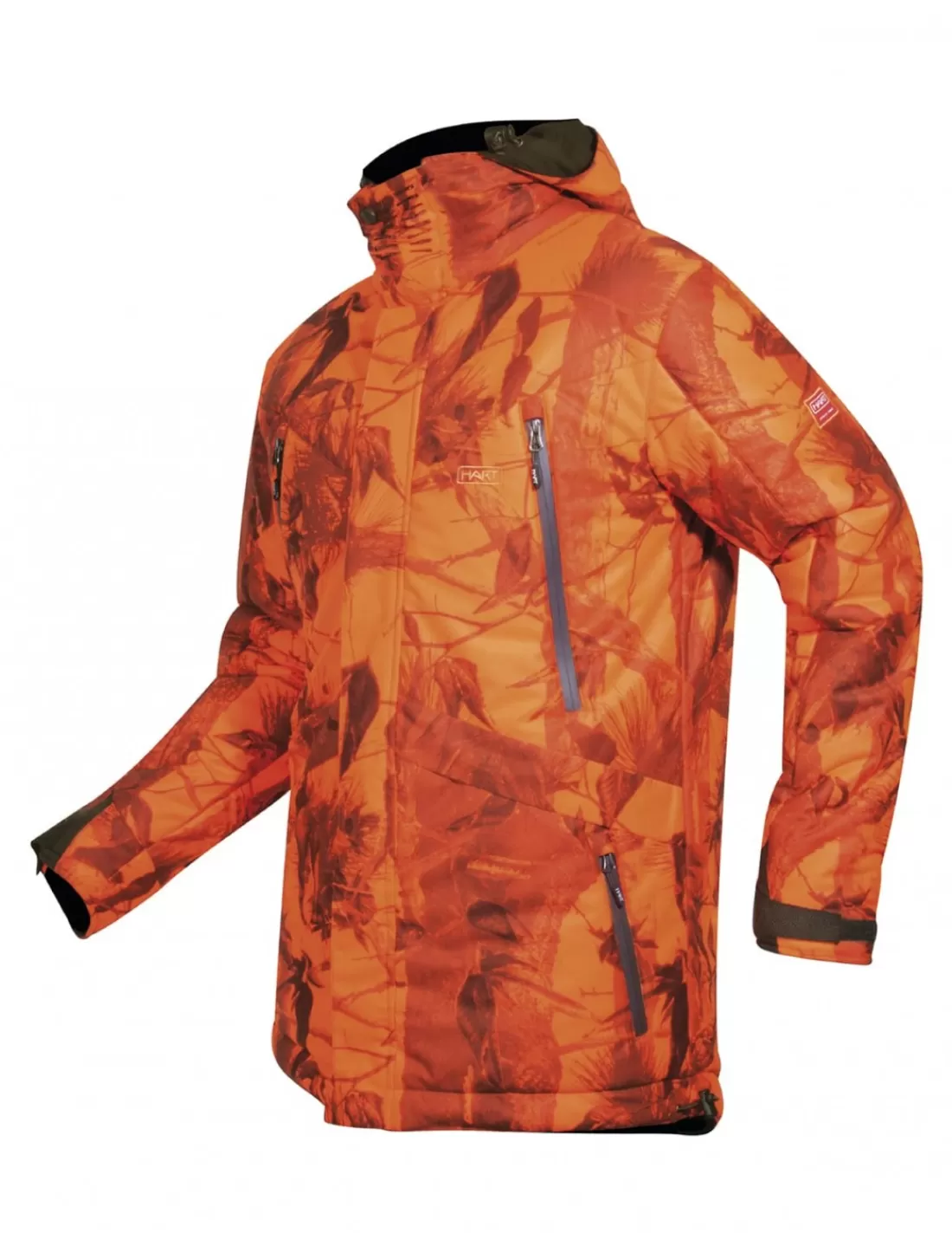 Jackets-HART HUNTING Hart Altai-J 2D Jacket Brown/Camo Blaze Rever