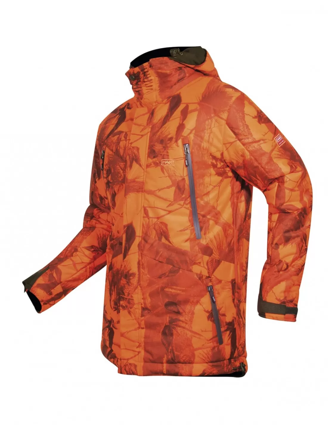 Jackets-HART HUNTING Hart Altai-J 2D Jacket Brown/Camo Blaze Rever