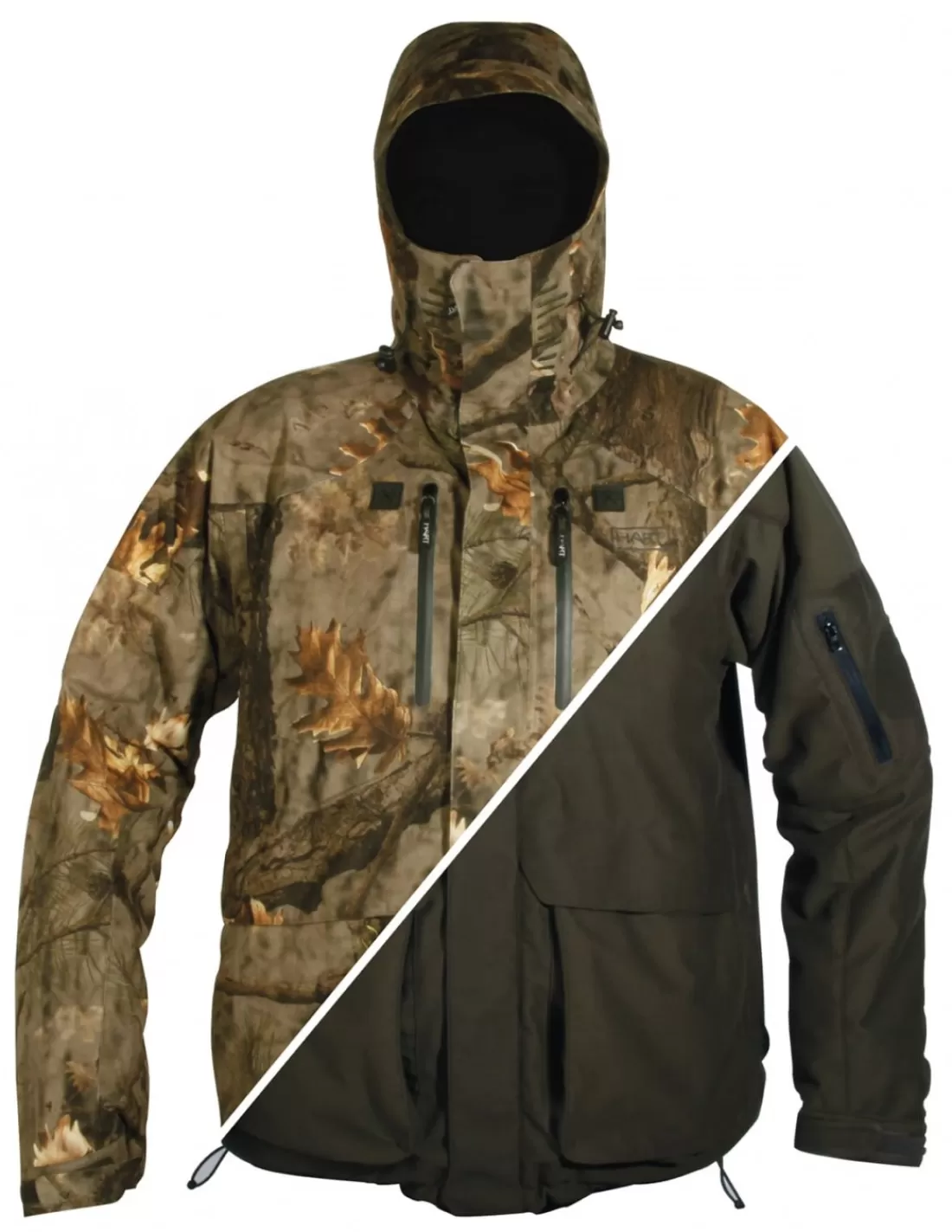 Jackets-HART HUNTING Hart Artiva Evo-J Jacket Green/Big Game Rever
