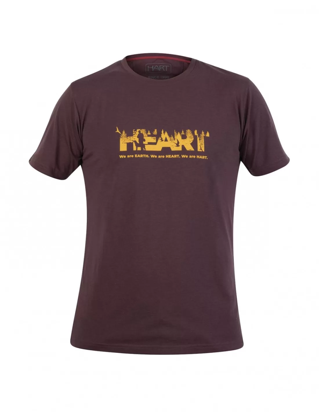 Shirts &T-Shirts-HART HUNTING Hart B. Heart-Ts T-Shirt Garnet
