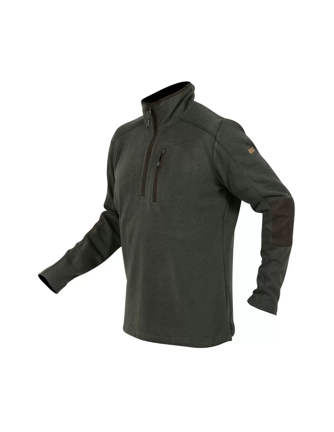 Fleeces & Underwear-HART HUNTING Hart Bannalp-Zn Fleece Pullover Green Melange