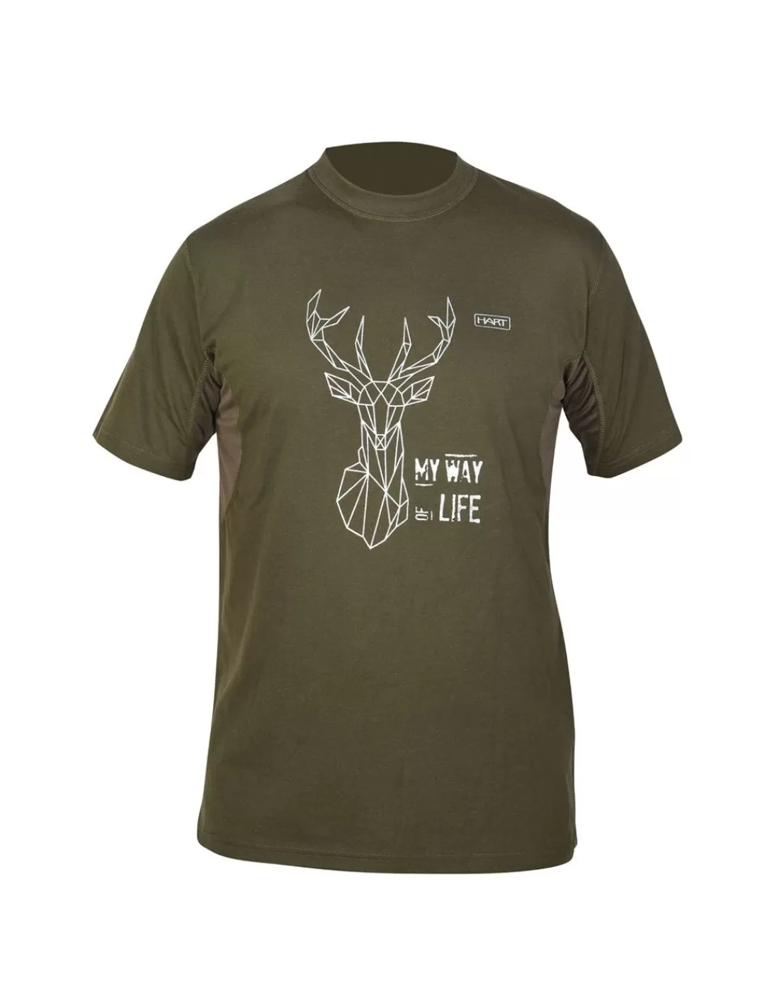 Shirts &T-Shirts-HART HUNTING Hart Branded Deer T-Shirt Green