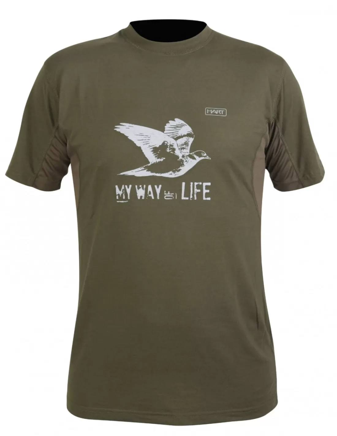 Shirts &T-Shirts-HART HUNTING Hart Branded- Ringdovet-Shirt Green