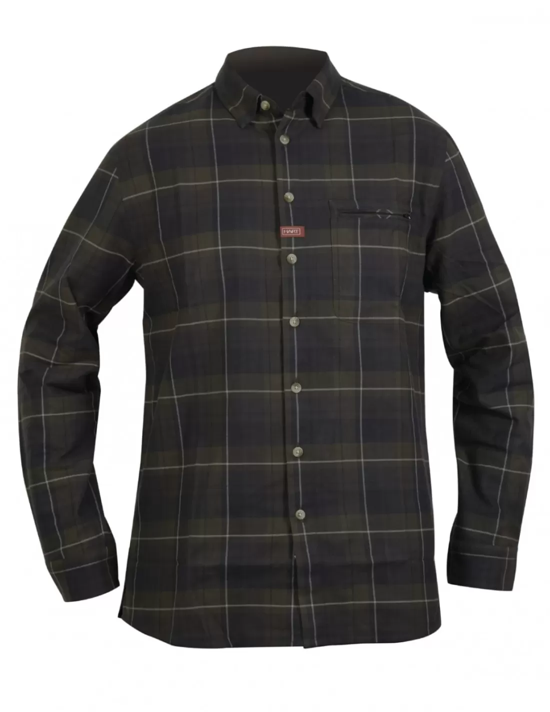 Shirts &T-Shirts-HART HUNTING Hart Cervino Shirt Green Checked