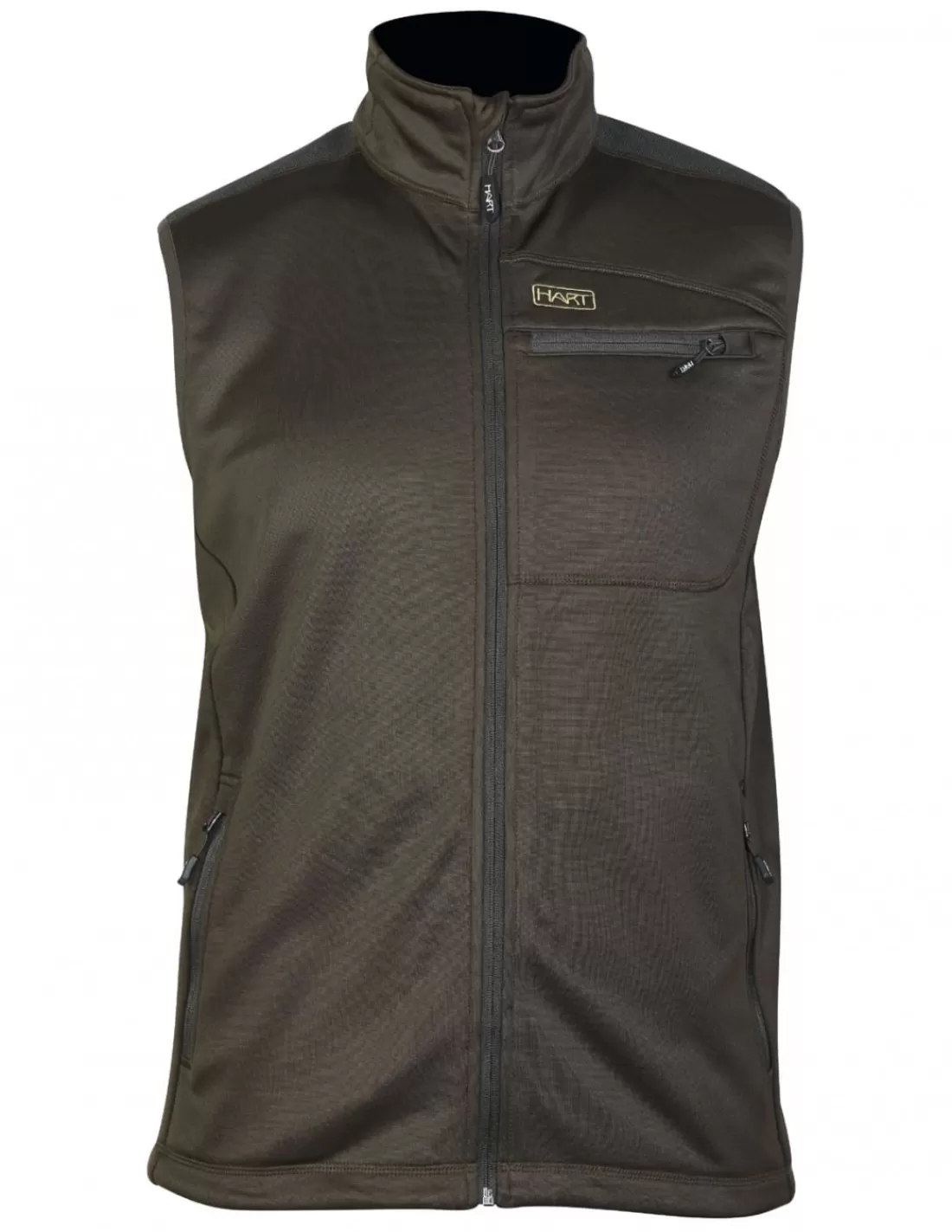Vests-HART HUNTING Hart Cleef-V Vest Brown