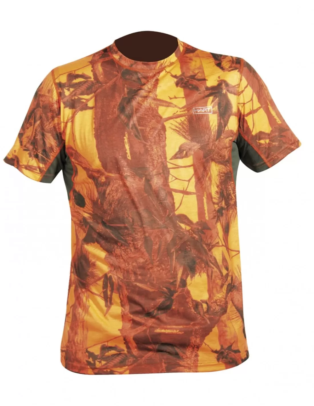 Shirts &T-Shirts-HART HUNTING Hart Crew-S T-Shirt Camo Blaze