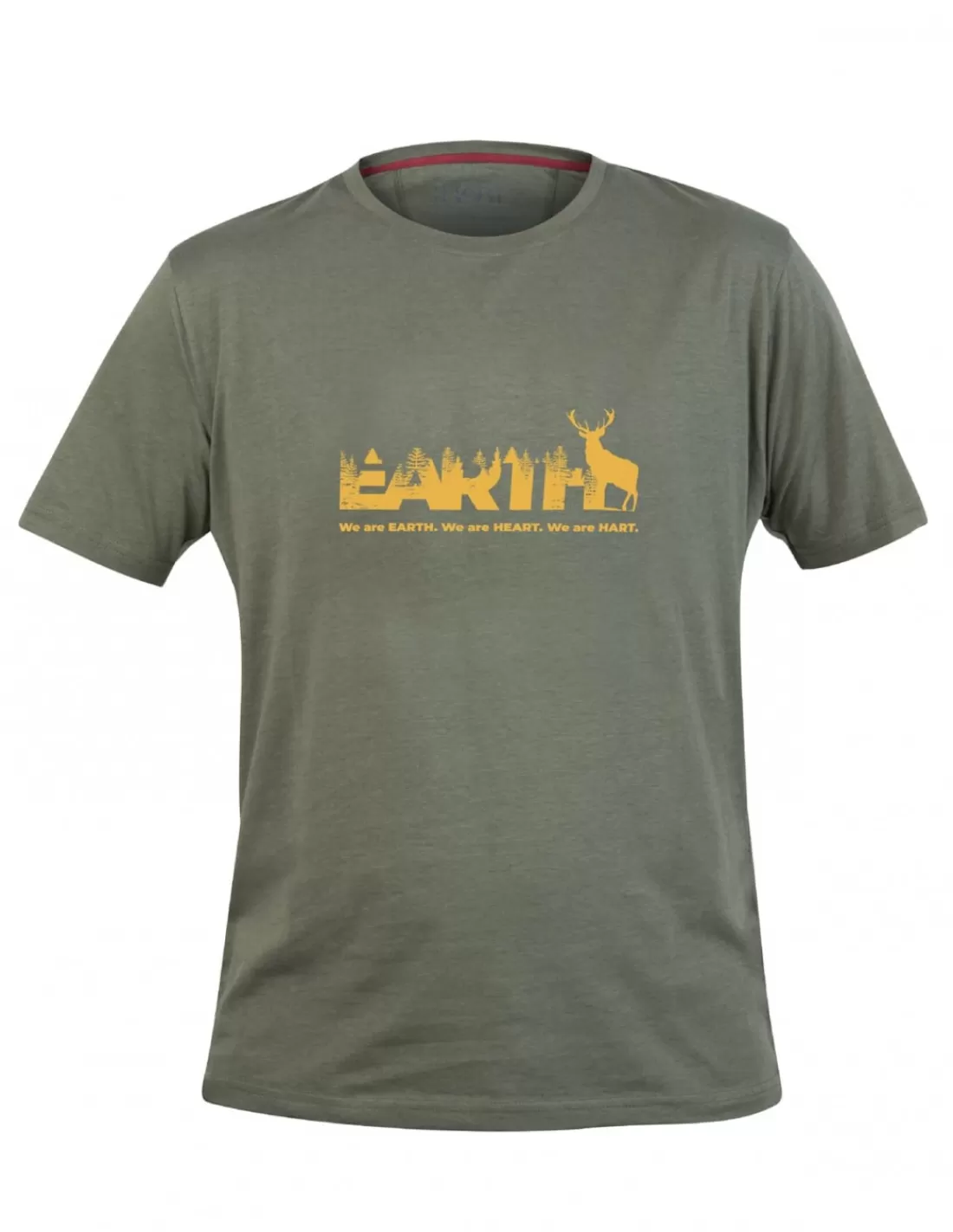 Shirts &T-Shirts-HART HUNTING Hart Earth-Ts T-Shirt Dusty Olive