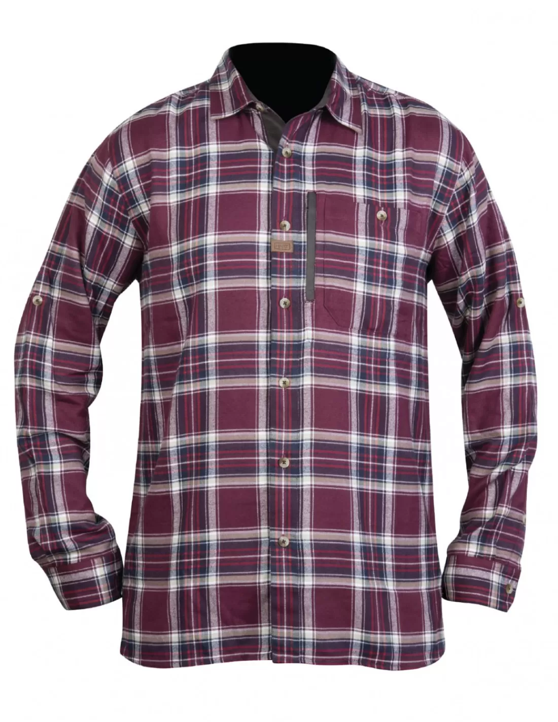 Shirts &T-Shirts-HART HUNTING Hart Gifu Shirt Garnet Checked