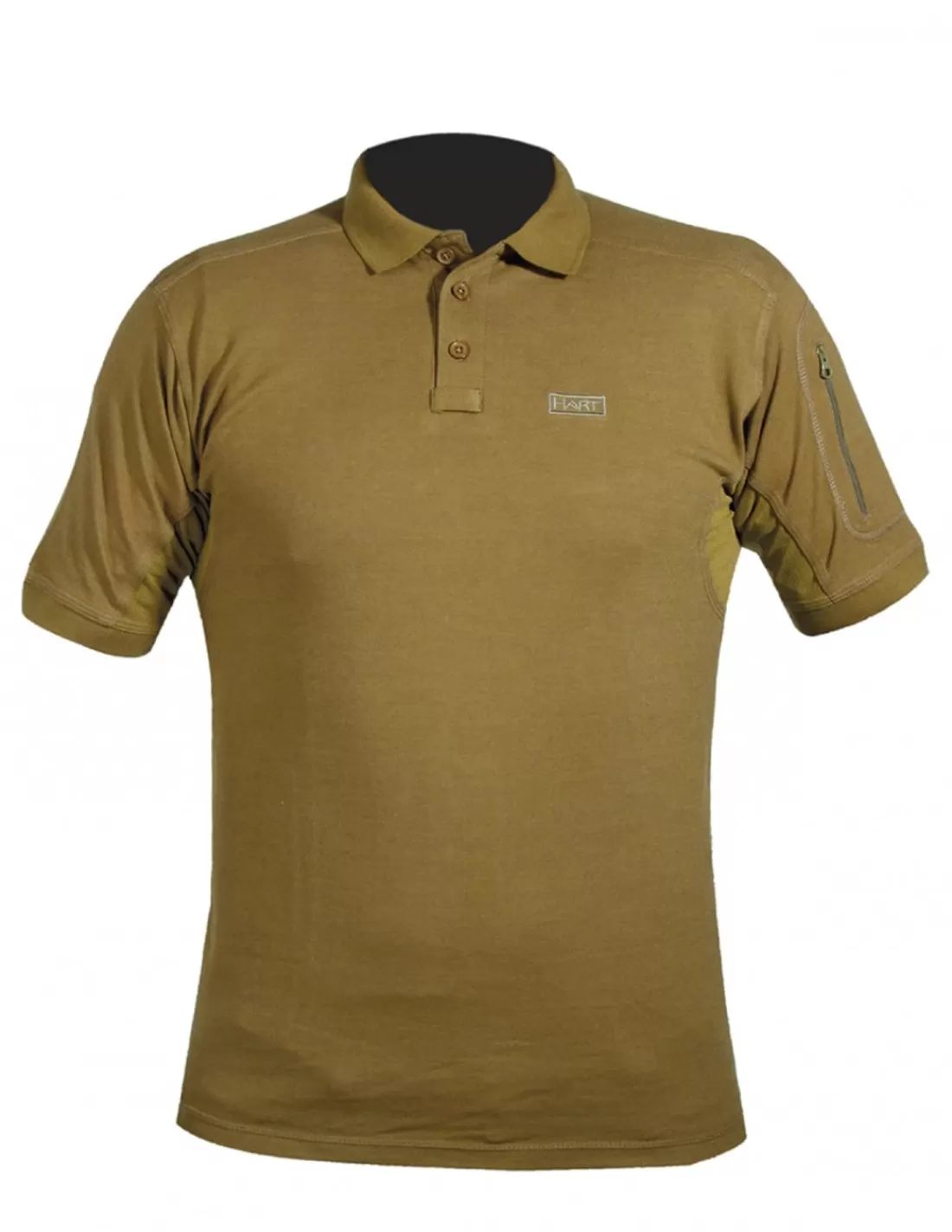 Shirts &T-Shirts-HART HUNTING Hart Ivory Polo Brown