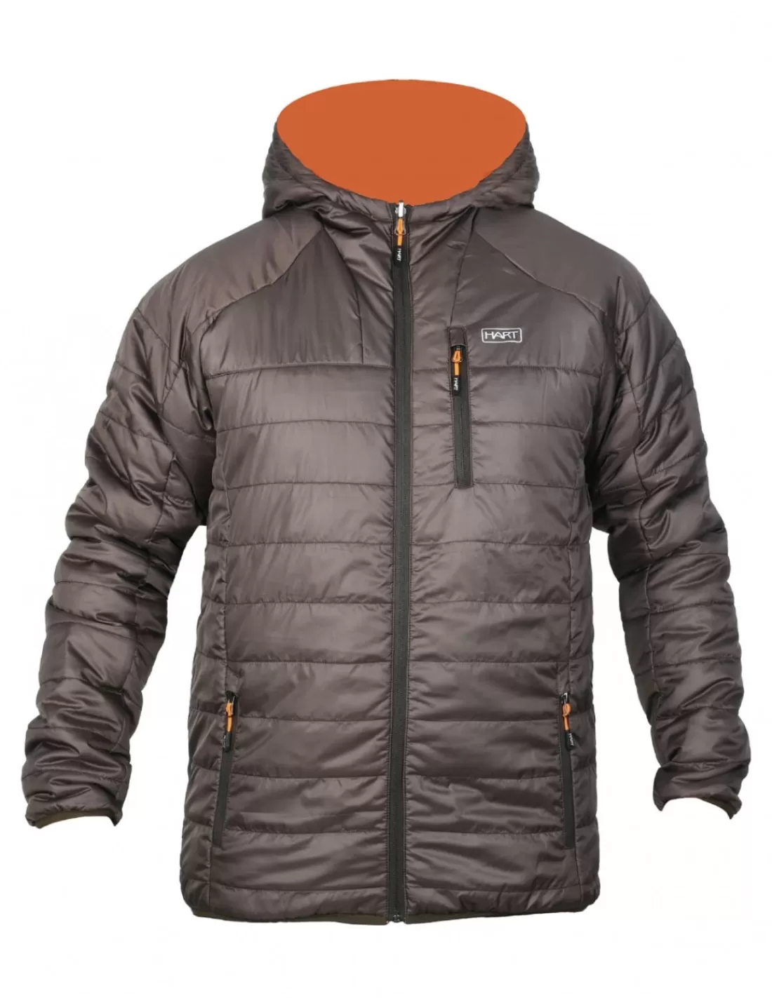 Jackets-HART HUNTING Hart Kurgan-P2D Jacket Blaze/Brown Rever