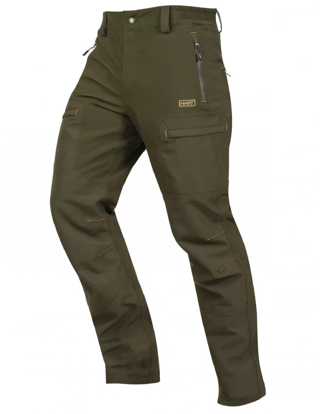 Trousers-HART HUNTING Hart Ventoux-T Trousers Green