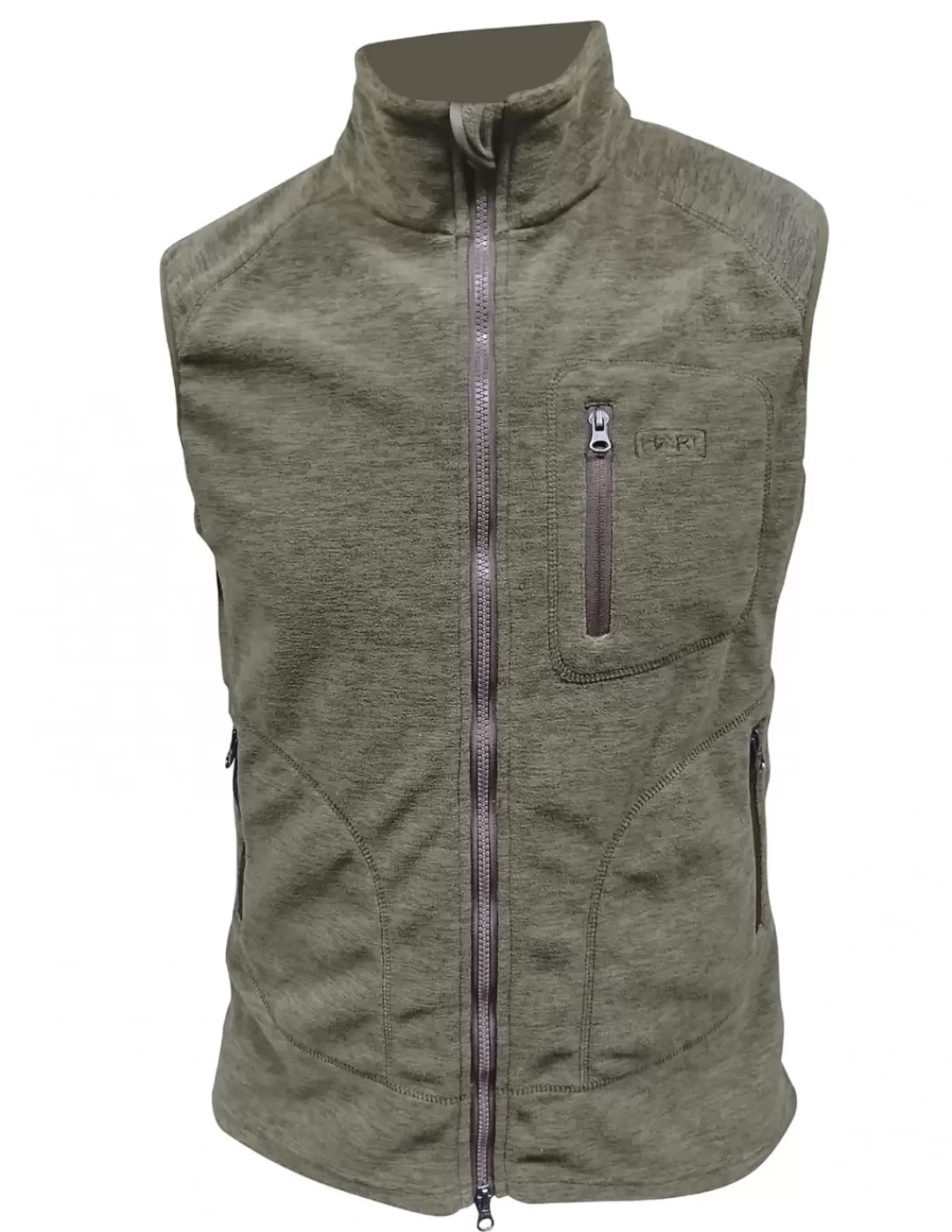 Vests-HART HUNTING Hart Wagrain-V Fleece Vest Green